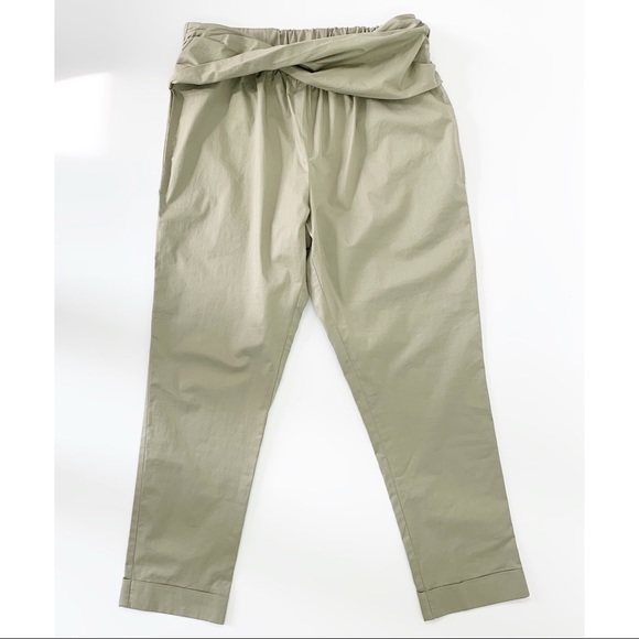 Hatch The Ipek Maternity Cropped pants, khaki - Picture 6 of 15